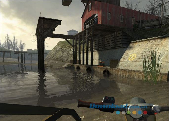 Khung cảnh trong game Half Life 2