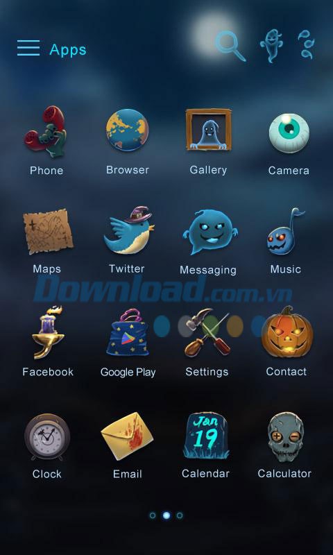 Halloween GO Launcher Theme