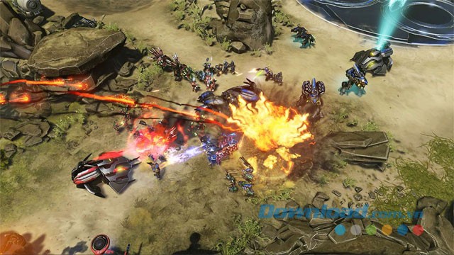 Tham gia vào các trận chiến quyết liệt trong game chiến thuật thời gian thực Halo Wars 2 Blitz Beta cho Windows 10
