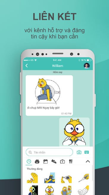 Liên kết với nhiều kênh hỗ trợ