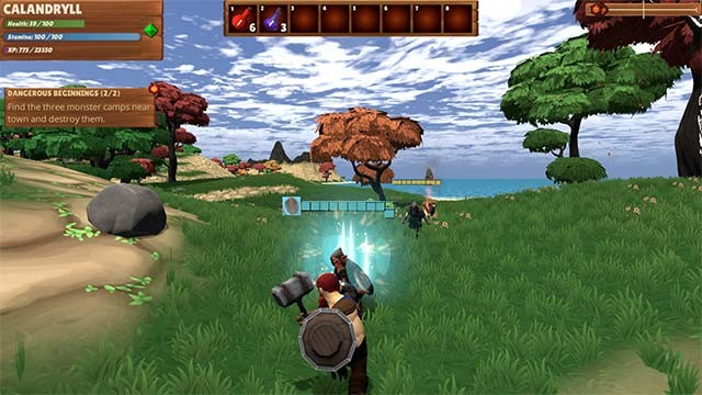 Đánh bại kẻ thù và làm chủ thế giới HammerHelm game