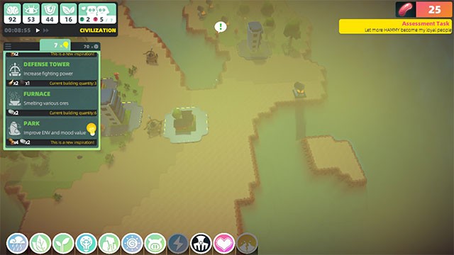 Điều khiển Hammy xây dựng cuộc sống mới trên hòn đảo trống trơn