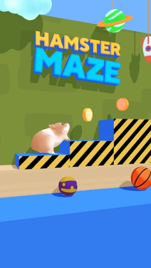 Hamster Maze cho bạn phiêu lưu trong mê cung cùng chú chuột lang dễ thương