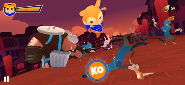 Bạn vào vai chú chuột hamster và có nhiệm vụ cứu thị trấn trong game Hamsterdam