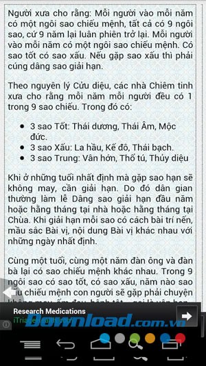 Hạn cửu diệu for Android