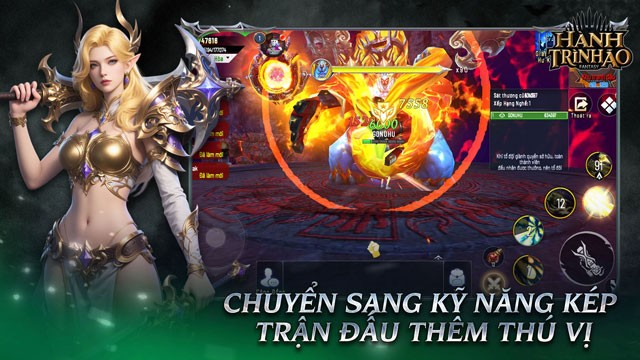 Chuyển sang kỹ năng kép, trận đấu thêm thú vị