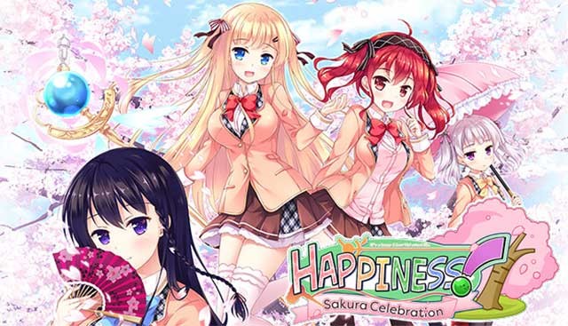 Happiness! Sakura Celebration! là game visual novel phong cách Anime