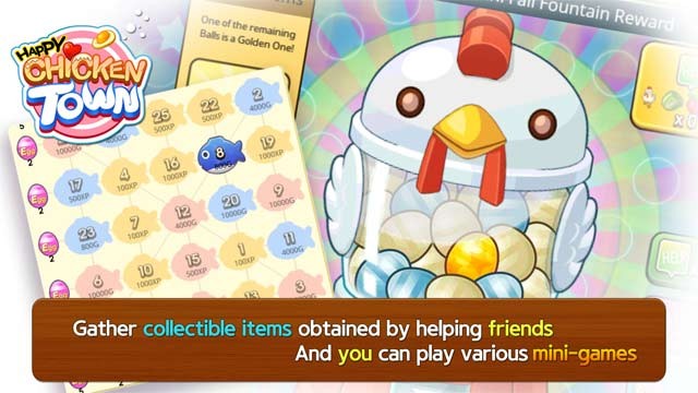 Thu thập vật phẩm bằng cách giúp đỡ bạn bè để chơi mini-game hấp dẫn