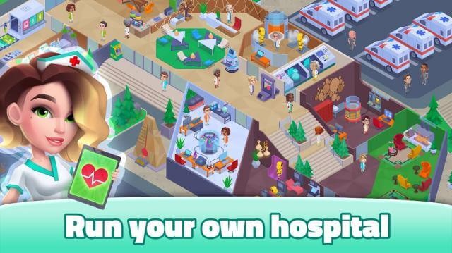 Điều hành bệnh viện của bạn trong game Happy Clinic