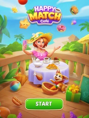 Happy Match Cafe là trò chơi giải trí hấp dẫn mang lại cảm giác thỏa mãn ASMR