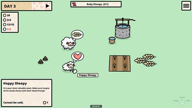 Happy Sheepies là game mô phỏng nuôi cừu thư giãn và dễ thương