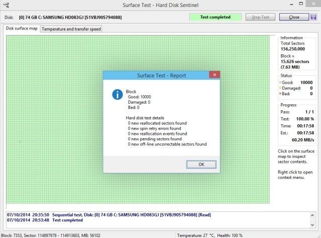 Kiểm tra tình trạng ổ cứng