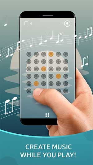 Tạo ra các hình đối xứng để bật những bản nhạc du dương