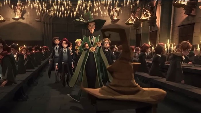 Nghi lễ chọn Nhà trong Harry Potter: Magic Awakened