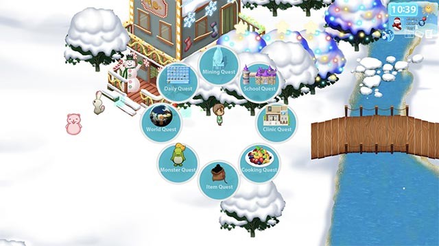 Phiêu lưu khám phá ngôi làng, trồng trọt, luyện quái, kết bạn, chữa bệnh cứu người... cùng nhiều hoạt động khác