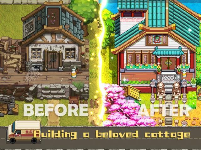 Cải tạo và xây dựng ngôi nhà mơ ước của bạn trong game Harvest Town - Pixel Sim RPG