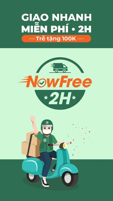 Giao hàng nhanh miễn phí