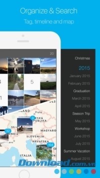 Tổ chức và tìm kiếm ảnh mạnh mẽ