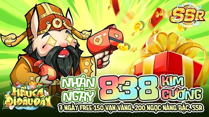 Hầu Ca Đi Đâu Đấy dành tặng nhiều phúc lợi hấp dẫn cho tân thủ