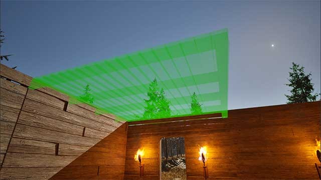 Xây dựng một ngôi nhà gỗ kiên cố để tránh nguy hiểm và ban đêm