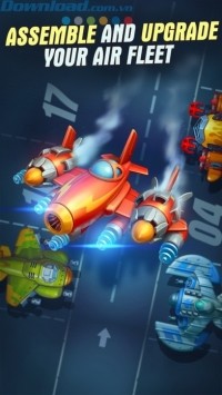 Thu thập và nâng cấp phi đội của bạn