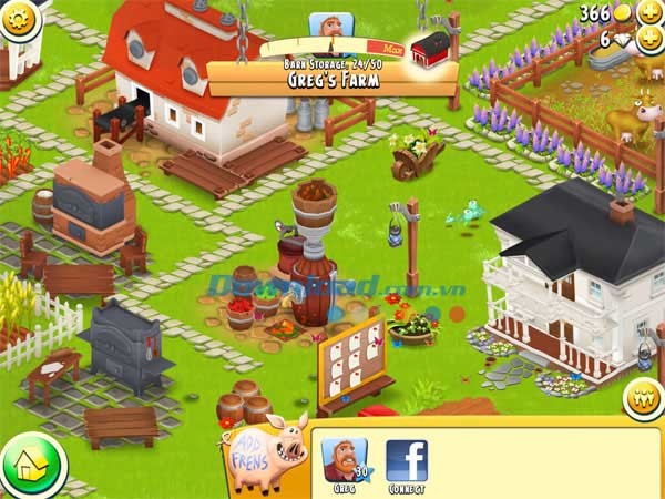 Hay Day for iOS là tựa game quản lý nông trại hot