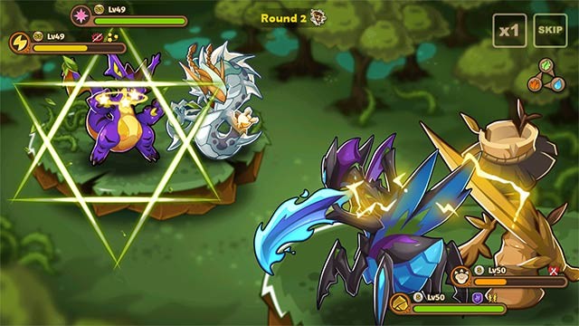 Chiến đấu với các team mạnh của huấn luyện viên Haypi Monster III khác