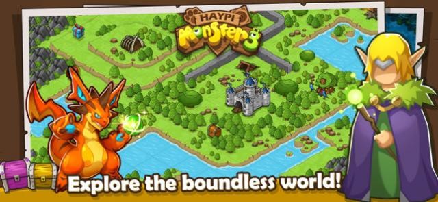 Khám phá một thế giới rộng lớn tuyệt đẹp trong Haypi Monster 3