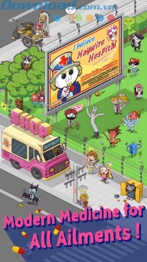 Bệnh viện hiện đại với các loại thuốc tốt nhất