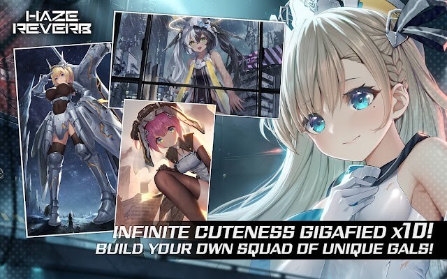 Phát triển một đội gồm những cô gái dễ thương với thân hình khổng lồ để cùng bạn chiến đấu