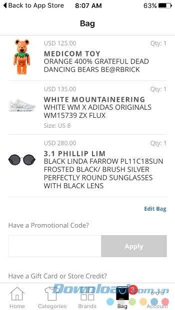 Quản lý giỏ hàng