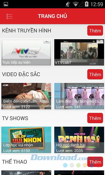 Danh sách kênh truyền hình