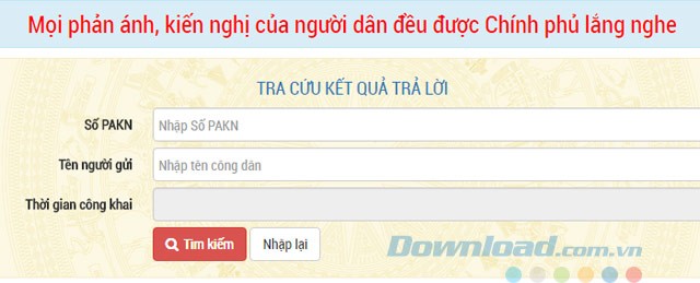 Tra cứu kết quả