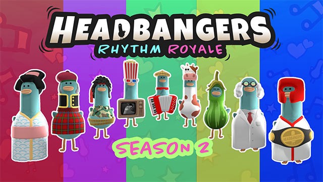 Headbangers: Rhythm Royale Season 2 giới thiệu hàng loạt trang phục, item, skin độc quyền
