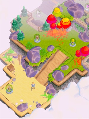 Vuốt, chạm, chiến đấu, nâng cấp, khám phá