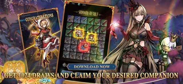 1024 lần rút cho người mới, cơ hội để bạn nhận được nhân vật mình muốn