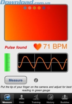 bộ đo phát hiện ngón tay có màu xanh lá cây là luôn ở trạng thái đầy