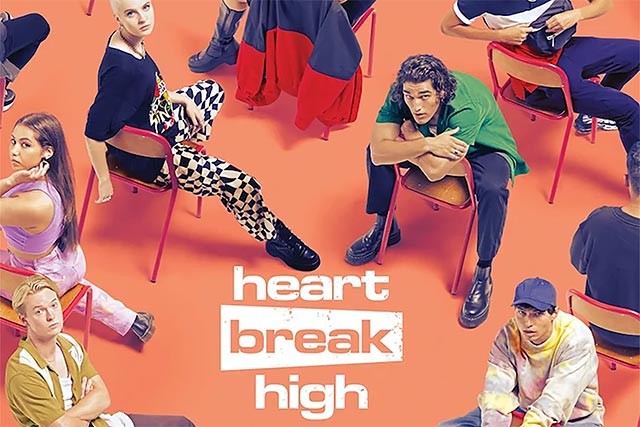 Poster phim Heartbreak High phát sóng độc quyền trên kênh Netflix với 2 mùa