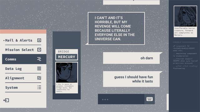 Sự lựa chọn của bạn xác định phe nào sẽ giành chiến thắng và quyết định số phận của vũ trụ