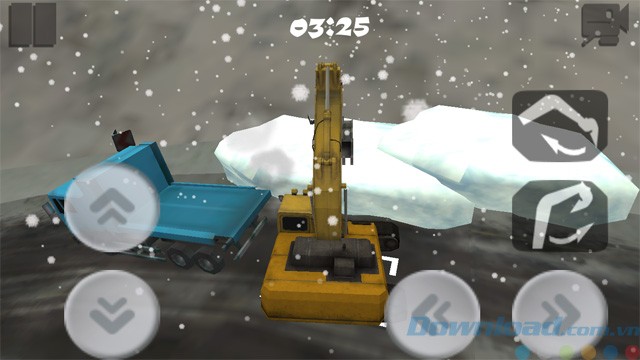 Giao diện của Heavy Snow Excavator: Blower & Truck Driving