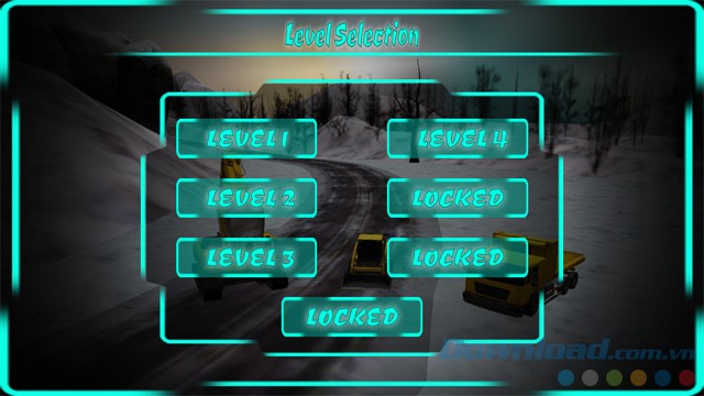 Các cấp độ trong Heavy Snow Excavator: Blower & Truck Driving