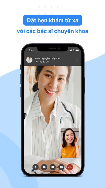 Đặt lịch hẹn khám từ xa