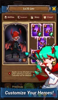 Tùy chỉnh anh hùng của bạn