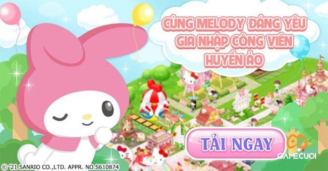 Hello Kitty Công Viên Huyền Ảo cho iPhone