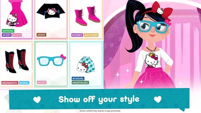 Thể hiện phong cách thời trang đẳng cấp của bạn trong game Hello Kitty Fashion Star cho Android