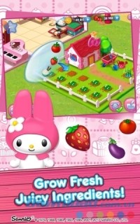 Trồng cây trong Hello Kitty Food Town cho Android