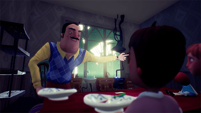 Câu chuyện sẽ giải thích cho nội dung của game Hello Neighbor