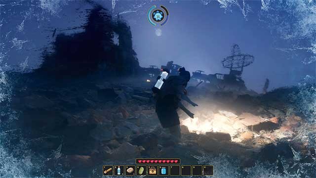 Vùng đất sẽ lạnh cóng vào ban đêm, vì vậy hãy ở gần robot để giữ ấm