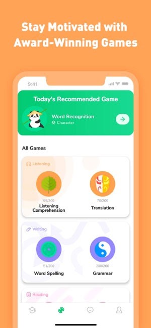 Phần thưởng trong Hello Chinese sẽ giúp bạn có động lực học tập