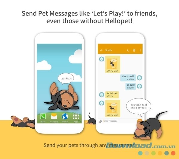 Thỏa mãn ước muốn nuôi thú cưng bằng Hellopet cho Android